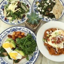 Gluten-free brunch spread from Ivory on Sunset